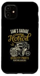 Coque pour iPhone 11 Sam's Hotrod Garage Voiture Classique Sam