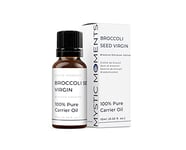 Mystic Moments | Broccoli Seed Virgin Carrier Oil 10ml - Pure & Natural Oil Perfect for Hair, Face, Nails, Aromatherapy, Massage and Oil Dilution Vegan GMO Free