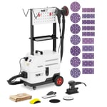 MSW Slipemaskin med støvavsug - 1600 W 2600 Pa mobil