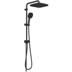 Grohe - Colonne de douche avec inverseur manuel - Economie d'eau Vitalio Comfort 250 - Noir Mat - 266982431