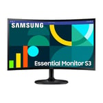 Samsung Ecran PC S36GD, Taille 24" - Dalle VA, Résolution FHD (1920 x 1080), 100Hz, Inclinable, VESA 75 x 75 , Contraste 3000:1, Eye Saver Mode, Flicker Free, HDMI (1,4), VGA, Prise casque, LS24D362GAU