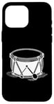 Coque pour iPhone 16 Pro Max Art ligne Bodhráns pour musiciens Bodhrán