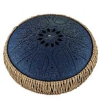 Meinl Sonic Energy MOSTD2NB Medium Octav Steel Tongue Drum, C Minor, Navy Blue