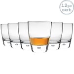 Luna Double Whisky Glasses - 340ml - Pack of 12