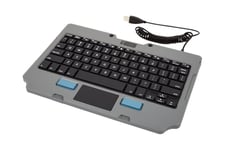 Gamber Johnson Rugged Lite - tastatur - med touchpad - QWERTY - USA