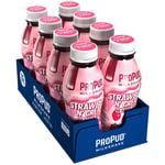 8 X Njie Propud Protein Milkshake 330 Ml Strawberry