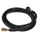 vhbw Tuyau de rallonge 5 m remplacement pour Kärcher 2.644-019.0 pour nettoyeur haute pression avec connexion M22 x 1,5, noir