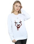 It Chapter 2 Women's Pennywise Poster Stare Sweatshirt White XX-Large