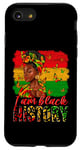 Coque pour iPhone SE (2020) / 7 / 8 I am Black History Juneteenth celebration afro-américain