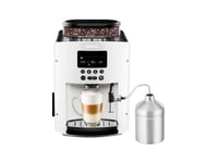 Krups Ea 8161, Espressomaskin, 1,8 L, Kaffebönor, Malat Kaffe, Inbyggd Kvarn, 1450 W, Vit