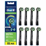 Oral-B Cross Action Black Replacement Toothbrush Heads Pack of 8