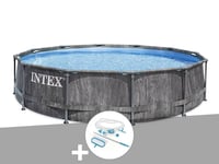 Kit piscine tubulaire Intex Baltik ronde 5,49 x 1,22 m + Kit d'entretien