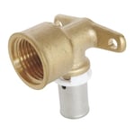 SOMATHERM FOR YOU, Applique à sertir femelle PER Ø12, coude femelle 15/21, compatible avec profils H, U, RF, pression max 10 bars, température 5°C à 90°C, installation rapide et fiable