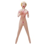 Uppblåsbar Tjej / Docka - Naughty Nurse - 150cm Beige