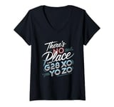 Womens There's No Place Like G28 X0 Y0 Z0 CNC Machinist V-Neck T-Shirt