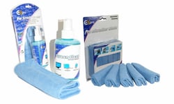 200ML LCD Screen Cleaning Kit complete 6x Cloths iPad Tablets PDA's Smart Phone