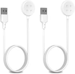 Tuocal 2 Pack Charger Compatible with Google Pixel Watch 2 Charger, White 