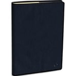 Quo Vadis Agenda Marlow Affaires - 1 semaine sur 2 pages papier ivoire format 10 x 15 cm Bleu nuit