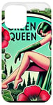 iPhone 14 Pro Max Green Queen illustration Gardeners Case