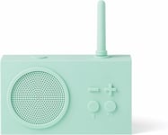 Enceinte Bluetooth Portable et Poste Radio FM, Etanche avec Batterie Rechargeable - Menthe