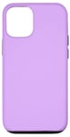 Coque pour iPhone 12/12 Pro Couleur mauve simple