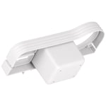 (White)Punch Hair Dryer Bracket Hands Curly Hair Holder For MA