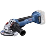 Bosch Professional 18V System Cordless Angle Grinder GWS 18V-10 P (Brushless Motor, Equal Power to a 1,000 W Corded Grinder, Kickback Control, Intelligent Brake System)