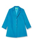 United Colors of Benetton Women's Coat 2YDTDN012, Light Blue 90M, 42