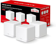 AC1300 Système WiFi Mesh pour Toute la Maison,2 Ports Gigabit,Couverture jusqu'à 320¿,Connectez jusqu'à 100 appareils,Halo H30G(3-Pack).[Y60]