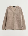 Peak Performance Heavy Pile Oversized Cardigan Avid Beige