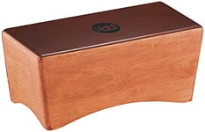 Meinl Percussion Bongo Cajon Instrument - drum box Back-friendly avec timbres, basses et sons de bongos - Surface de jeu marron (BCA1SNT-M)