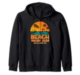 Beach Vacay 2025 - Are We There Yet Design Zip Hoodie