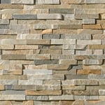 Naturstein Palazzo Ambiente Brick Beige 10X40Cm 0.216M²/Pk