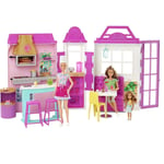 Barbie Playset Le Restaurant avec plus de 30 accessoires de cuisine et 6 aires d