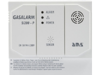 AMS S/200-P-230 V, Butan, Natur Gass, Propan, Hjem, 85 dB, AC, 230 V, 50 Hz