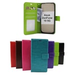 Crazy Horse Wallet Asus ZenFone 10 5G Turkos