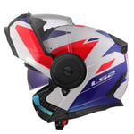 LS2, Casque Moto Modulable Scope II DURIA White Blue Red, S