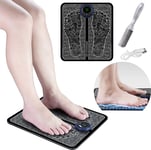 EMS Foot Massager,Folding Portable Feet Massage Machine,Electronic Muscle Stimul