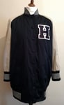 TOMMY HILFIGER COLLECTION Women Long Satin Varsity Bomber Jacket uk 12 RRP £485