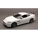 JAGUAR XKR-S 2011 WHITE 1:24 Burago Auto Stradali Die Cast Modellino