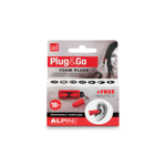 Alpine Plug and Go foam earplugs 5x2 + keychain travelcontainer