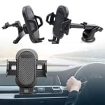 GPS Holder Air Vent Mount Car Phone Holder. Vehicle Mounts Suction cup bracket