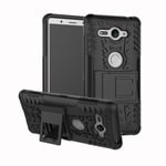 Sony Xperia XZ2 Compact      Heavy Duty Case    [Black]