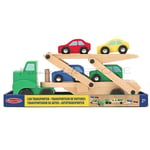 Car Transporter Loader Toy Early Learning Preschool Wooden 14096 Melissa & Doug