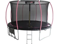 Trampoline Lean Sport Max 487 Cm, Svart Rosa