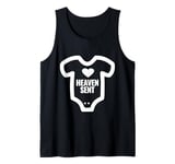 Sweet baby romper with heart "Heaven Sent" Tank Top