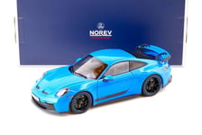 1:18 NOREV Porsche 911 (992) GT3 Coupé Shark Bleu 2021 - Limitée 504 Pièces