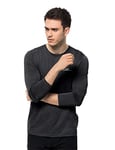 Jack Wolfskin Men's Pack & Go Sweatshirt, Black, XL