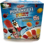 Dolfin Polaretti Fruit Juice Freezer Pops Ice Lollies to Freeze Pack of 60x40ml