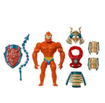 Masters of the Universe Origins Turtles of Grayskull Beast Man Action Figure Toy, 16 Articulations, TMNT & MOTU Crossover with Accessories, HTH11